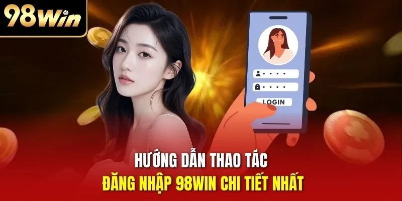 Hướng dẫn thao tác đăng nhập 98WIN chi tiết nhất